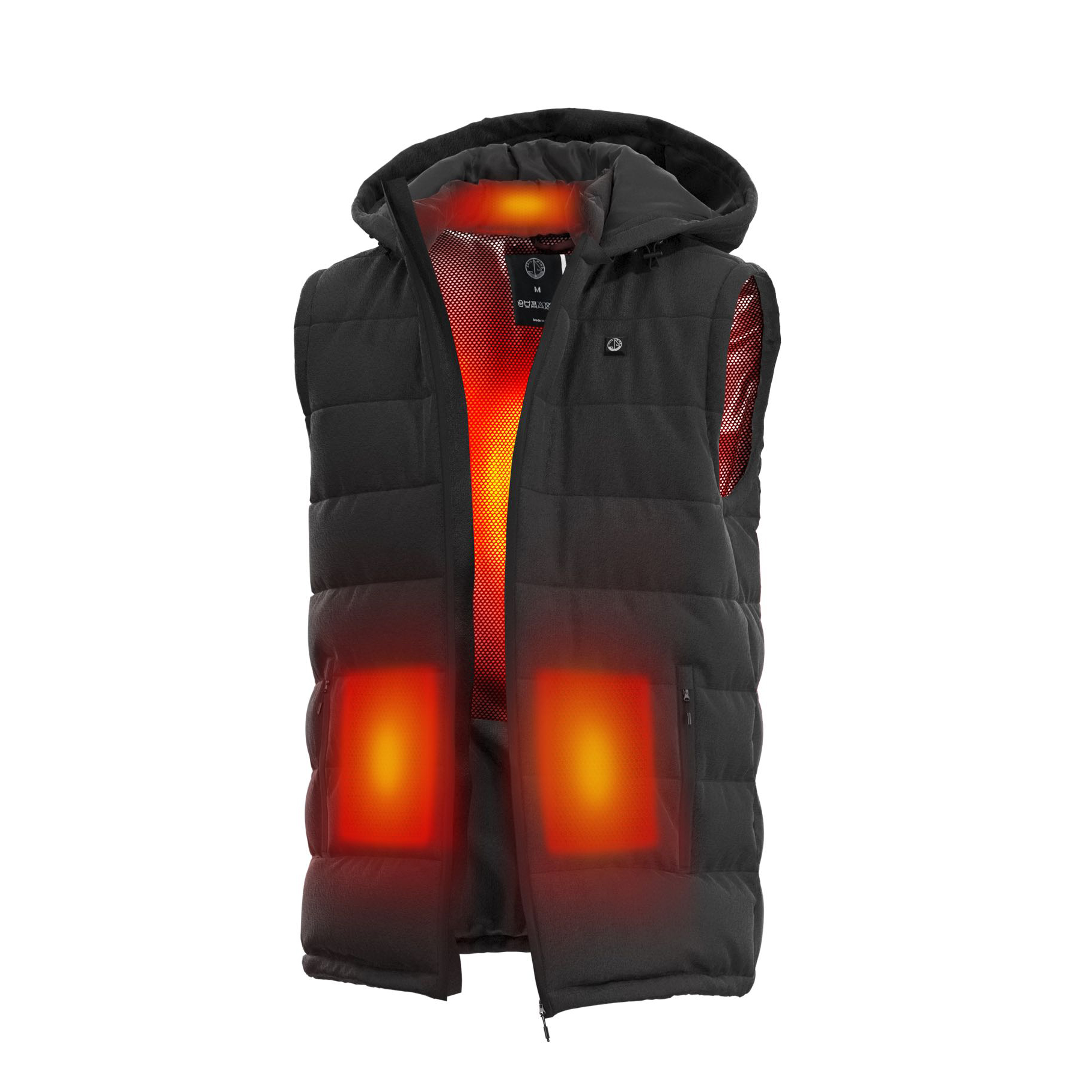  CONQUECO Men's Heated Vest Lightweight Outerwear and Waterproof  Heating Gilet Coat for Outdoors (M) : Clothing, Shoes & Jewelry